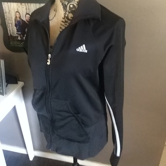 Adidas 3 Stripe Jacket Sz L - Picture 5 of 6